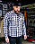 Camisa Masculina de Fibra Sintética Preto e Branco - Kustom Art - Imagem 2