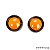 Aro Preto Brilhante Com Lente Laranja Para Pisca Bullet Original Harley Davidson - Kuryakyn Holdings Inc - Imagem 1