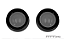Aro preto fosco com lente fumê para Pisca Bullet Harley Davidson - CH Parts - Imagem 1