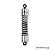 Amortecedor Traseiro Progressive Suspension - 11.5´´ Heavy Duty 412 Series - Cromado - Sportster 2004 - 2019 - Imagem 1