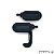Pedaleira Preta Modelo Heavy com Apoio para o Calcanhar - Tds. Harley Davidson (Exceto '11-'17 Xl1200C Sportster Custom, - Imagem 1