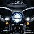 Aro Preto com Anel de Led para Farol de 7´´ - Touring E Dyna Switchback - Imagem 2