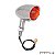Pisca Cromado modelo Mini Retro Dian/Tras com lente em Ambar - Drag Specialties - Imagem 1