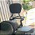 Sissy Bar Destacável Preto Brilho Rasante Road King 2014 até 2023 (Tubular) - Imagem 2