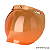 Viseira para Capacete Aberto - Laranja - Z1R - Imagem 1