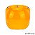 Viseira Bolha com Flip p/ Capacete Lucca mod. Sublime - Laranja - CH Parts - Imagem 1