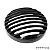 Grade do Farol de 5 ³/4 no Estilo Grelha para Sportster Preto - CH Parts - Imagem 1