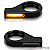 Abraçadeira Preta para tubos de garfo 41mm com Led Embutido (Ambar) - Imagem 1