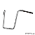 Guidão 16" modelo Apehangers cromado para 1''-1/4'' - Cyclesmiths - Imagem 1