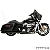 Ponteira Drag Specialties Slashdown - Preto - Touring 2017 - 2025 - Imagem 2