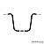Guidão Gorilla Apehanger 18´´ - Preto - Burly Brand - Imagem 1