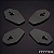 Adaptador para Mini Pisca Rizoma - Preto - Yamaha - Rizoma - Imagem 1