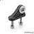Adaptadores para Retrovisores Yamaha R1 2002 - 2008 Preto - Rizoma - Imagem 1