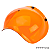 Viseira P/ Capacete Bonanza ou Tds Modelos Abertos Biltwell - Laranja - Imagem 2