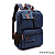 Mochila masculina em lona de laptop & viagem - Blue - Imagem 1