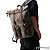 Mochila Vintage roll em lona e couro areia - CH Parts - Imagem 3