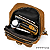 Bolsa de peito em couro masculina Modelo 2 - Marrom - Imagem 4