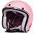 Capacete Aberto Urban Mod. Tracer Double D Live Pink Retro - Imagem 1