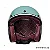 Capacete Aberto Urban Mod. Tracer Double D Live Green Retro - Imagem 3