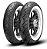 Pneus FAIXA BRANCA Metzeler ME888 HERITEGE e DELUXE 2004 até 2023 - 130/90B-16 (Diant) e MU85B16 (Tras) - Par - Imagem 1