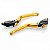 Manetes Rizoma Dourado - Freio & Embreagem - Cbr 600Rr <09, Cbr1000Rr <08 - Imagem 1