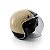 Capacete Aberto Lucca Mod. Sublime Route 66 - Customizado por MTX Imports - Cor River Rock Gray com faixa Tabaco escrita - Imagem 1