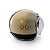 Capacete Aberto Lucca Mod. Sublime Route 66 - Customizado por MTX Imports - Cor River Rock Gray com faixa Tabaco escrita - Imagem 2