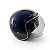 Capacete Aberto Lucca Mod. Sublime Route 66 - Customizado por MTX Imports - Cor Azul com faixa Grafite - Imagem 1