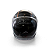 Capacete Aberto Lucca Mod. Sublime Route 66 - Customizado por MTX Imports - Cor Gray com faixa Preta escrita Laranja - Imagem 3