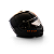 Capacete Escamoteável Lucca Mod. Rider One 1 - Customizado por MTX Imports - Route 66 Preto c/ Faixa Dupla Laranja - Imagem 5
