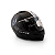 Capacete Escamoteável Lucca Mod. Rider One 1 - Customizado por MTX Imports - Route 66 Preto c/ Faixa Dupla Prata - Imagem 1