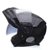 Capacete Escamoteável Lucca Modelo Rider One 1 - Gloss Black - Preto Brilho - Imagem 1