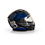 Capacete Escamoteável Lucca Mod. Rider One 1 - Customizado por MTX Imports - Route 66 - Azul - Imagem 2