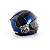 Capacete Escamoteável Lucca Mod. Rider One 1 - Customizado por MTX Imports - Route 66 - Azul - Imagem 3