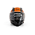 Capacete Escamoteável Lucca Mod. Rider One 1 - Customizado por MTX Imports - Route 66 - Laranja - Imagem 5