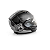 Capacete Escamoteável Lucca Mod. Rider One 1 - Customizado por MTX Imports - Route 66 - Prata - Imagem 3