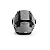 Capacete Escamoteável Lucca Mod. Rider One 1 - Customizado por MTX Imports - Route 66 - Prata - Imagem 5