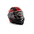 Capacete Escamoteável Lucca Mod. Rider One 1 - Customizado por MTX Imports - Route 66 - Vermelho - Imagem 1