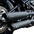 Ponteira S&S Cycle Mod. Grand National Race - Preta - Softail Breakout, Fat Boy, Low Rider, Street Bob e Slim 2018+ - Imagem 3