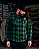 Camisa Masculina de Fibra Sintética Verde e Preto - Kustom Art - Imagem 2