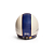 Capacete Aberto Lucca Mod. Sublime - Customizado por MTX Imports - Royal Enfield Azul & Branco - Imagem 4