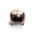 Capacete Aberto Lucca Mod. Sublime - Customizado por MTX Imports - Royal Enfield Vermelho & Branco - Imagem 5