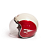 Capacete Aberto Lucca Mod. Sublime - Customizado por MTX Imports - Royal Enfield Vermelho & Branco - Imagem 2