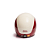 Capacete Aberto Lucca Mod. Sublime - Customizado por MTX Imports - Royal Enfield Vermelho & Branco - Imagem 4