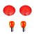 Kit de 2 Lentes de 3 1/4'' Vermelha do Pisca - Heritage / Road King e Electra Glide - Chris Products - Imagem 1