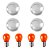 Kit de 4 Lentes Cristal para piscas modelo Bullet - Chris Products - Imagem 1