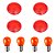 Kit de 4 Lentes Vermelha para piscas modelo Bullet - Chris Products - Imagem 1