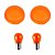 Kit de 2 Lentes Âmbar para piscas modelo Bullet - Chris Products - Imagem 1