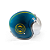 Capacete Aberto Lucca Mod. Sublime - Customizado por MTX Imports - Royal Enfield Plasma Blue - Imagem 1