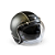Capacete Aberto - Lucca Mod. Sublime - Customizado por MTX Imports - Triumph Khaki Grey Fosco - Imagem 3